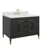 Currey and Company - 3800-0020 - Vanity with Rectangular Undermount Sink - Verona - Black/Natural/White/Champagne