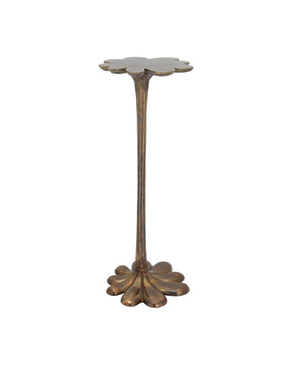 Schizzo Accent Table Oxidized Brass