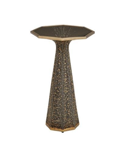 Castor Accent Table Iron/Bronze/Smoke