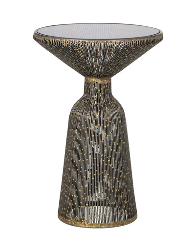 Canopus Accent Table Iron/Bronze/Smoke
