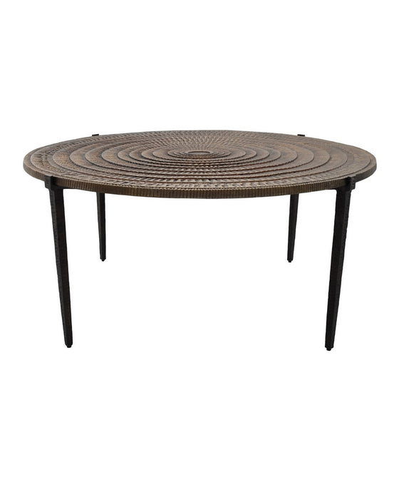 Currey and Company - 4000-0257 - Cocktail Table - Unity - Antique Bronze/Dark Bronze
