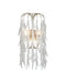 Currey and Company - 5000-0286 - Three Light Wall Sconce - Glen Arbor - White/Contemporary Silver Leaf/Contemporary Silver