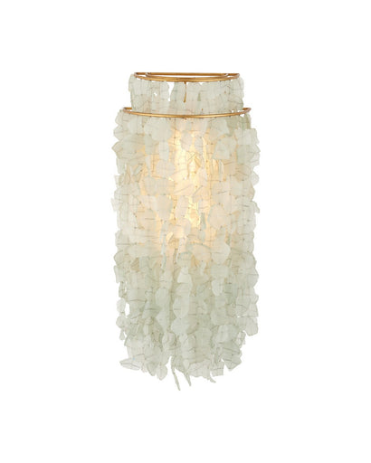 Verre de Mer One Light Wall Sconce Seaglass/Contemporary Gold