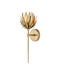 Currey and Company - 5000-0302 - One Light Wall Sconce - Protea - Brass