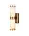 Currey and Company - 5800-0076 - LED Wall Sconce - Brenham - Natural/Vintage Brass