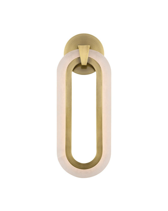Currey and Company - 5900-0060 - LED Wall Sconce - Aurora - Natural/Polished Antique Brass