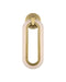 Currey and Company - 5900-0060 - LED Wall Sconce - Aurora - Natural/Polished Antique Brass