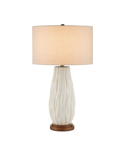 Water-borne One Light Table Lamp Off-White/Natural