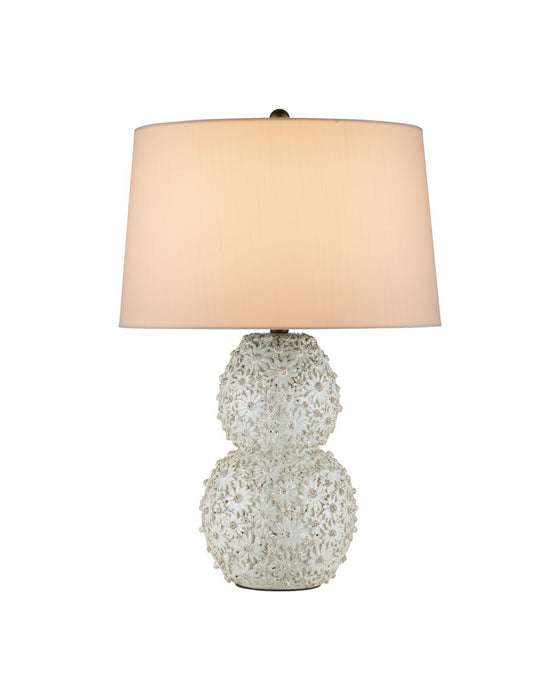 Currey and Company - 6000-1053 - One Light Table Lamp - Jessamine - White
