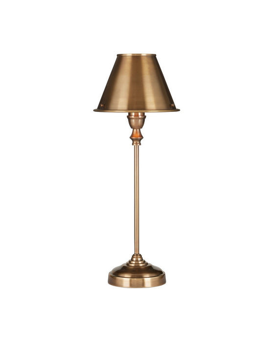 Currey and Company - 6000-1059 - One Light Table Lamp - Rowsay - Antique Brass
