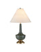 Currey and Company - 6000-1060 - One Light Table Lamp - Djinn - Verdigris/Antique Brass