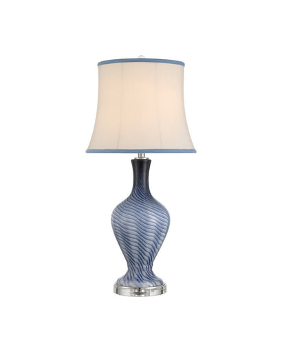 Zeta One Light Table Lamp Gray Blue/Clear