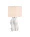 Currey and Company - 6000-1067 - One Light Table Lamp - Watershed - White