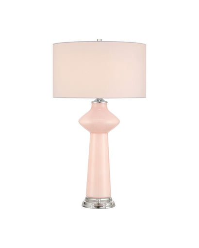 Henrietta One Light Table Lamp Pink/Clear