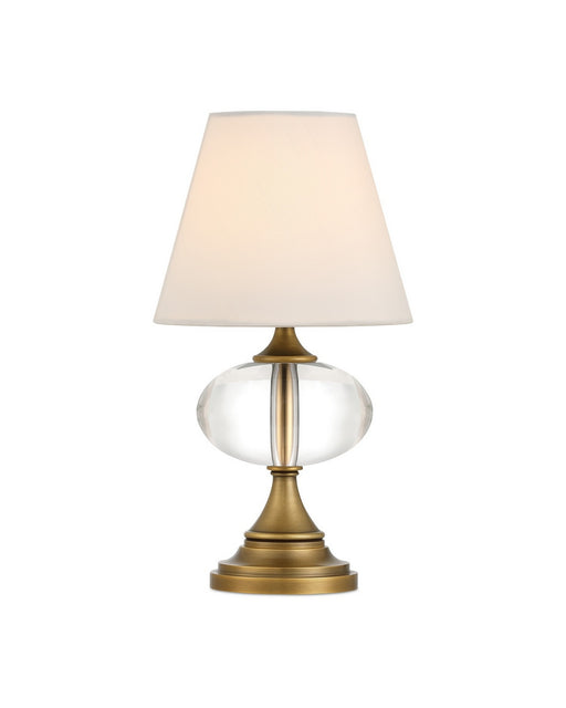 Currey and Company - 6700-0018 - LED Table Lamp - Sashay - Clear/Polished Antique Brass