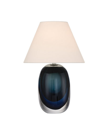 Danza LED Table Lamp Blue/Clear/Polished NIckel