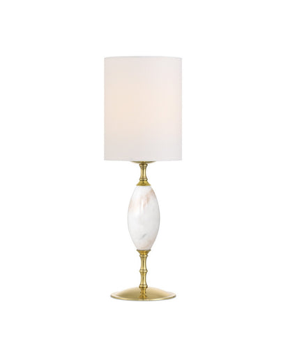 Marche LED Table Lamp White/Brass