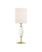 Currey and Company - 6700-0021 - LED Table Lamp - Marche - White/Brass