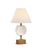 Currey and Company - 6700-0022 - LED Table Lamp - Meandro - White/Antique Brass