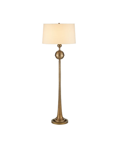 Boullee One Light Floor Lamp Antique Brass