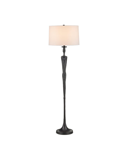 Mirage One Light Floor Lamp Black
