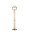Currey and Company - 8000-0182 - One Light Floor Lamp - Metropolis - Metallic Champagne/Frosted