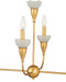 Currey and Company - 9000-1329 - Six Light Chandelier - Aurelia - Contemporary Gold Leaf/Contemporary Gold/Frosted