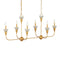Currey and Company - 9000-1329 - Six Light Chandelier - Aurelia - Contemporary Gold Leaf/Contemporary Gold/Frosted