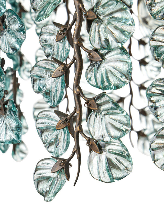 Currey and Company - 9000-1330 - Six Light Chandelier - Herbary - Clear/Bronze