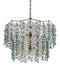 Currey and Company - 9000-1330 - Six Light Chandelier - Herbary - Clear/Bronze