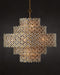 Currey and Company - 9000-1331 - 12 Light Chandelier - Spring Flower - Frosted/Brass