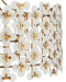 Currey and Company - 9000-1332 - Four Light Pendant - Spring Flower - Frosted/Brass