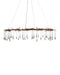 Currey and Company - 9000-1333 - Ten Light Chandelier - Morning Grove - Rhine Gold/Clear