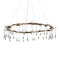 Currey and Company - 9000-1333 - Ten Light Chandelier - Morning Grove - Rhine Gold/Clear