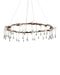 Currey and Company - 9000-1333 - Ten Light Chandelier - Morning Grove - Rhine Gold/Clear