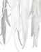 Currey and Company - 9000-1334 - One Light Pendant - Glen Arbor - White/Contemporary Silver Leaf/Contemporary Silver