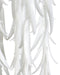 Currey and Company - 9000-1335 - One Light Pendant - Glen Arbor - White/Contemporary Silver Leaf/Contemporary Silver
