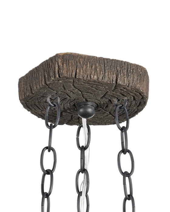 Currey and Company - 9000-1336 - Eight Light Chandelier - Dunmore - Charbon de Bois