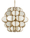 Currey and Company - 9000-1339 - Nine Light Chandelier - Galatea - Natural/Brass
