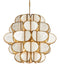 Currey and Company - 9000-1339 - Nine Light Chandelier - Galatea - Natural/Brass