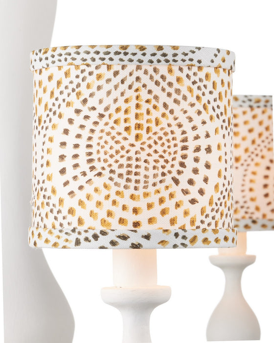 Currey and Company - 9000-1340 - Eight Light Chandelier - Ludwig - Gesso White