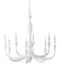 Currey and Company - 9000-1340 - Eight Light Chandelier - Ludwig - Gesso White