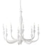 Currey and Company - 9000-1340 - Eight Light Chandelier - Ludwig - Gesso White