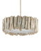 Currey and Company - 9000-1342 - Three Light Semi-Flush Mount - Driftwood - Whitewash/White