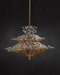 Currey and Company - 9000-1344 - 12 Light Chandelier - Fiorella - Contemporary Gold Leaf/Frosted