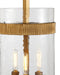 Currey and Company - 9000-1348 - Three Light Pendant - Sudeley - Clear/Satin Brass