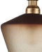 Currey and Company - 9000-1349 - One Light Pendant - Mandeville - Butter Rum Sandbar/Matte Ombre/Deep Gray/Antique Gold