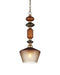 Currey and Company - 9000-1349 - One Light Pendant - Mandeville - Butter Rum Sandbar/Matte Ombre/Deep Gray/Antique Gold