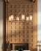 Currey and Company - 9000-1351 - Six Light Chandelier - Ellerston - Saddle Brown/Brushed Brass