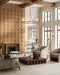 Currey and Company - 9000-1351 - Six Light Chandelier - Ellerston - Saddle Brown/Brushed Brass